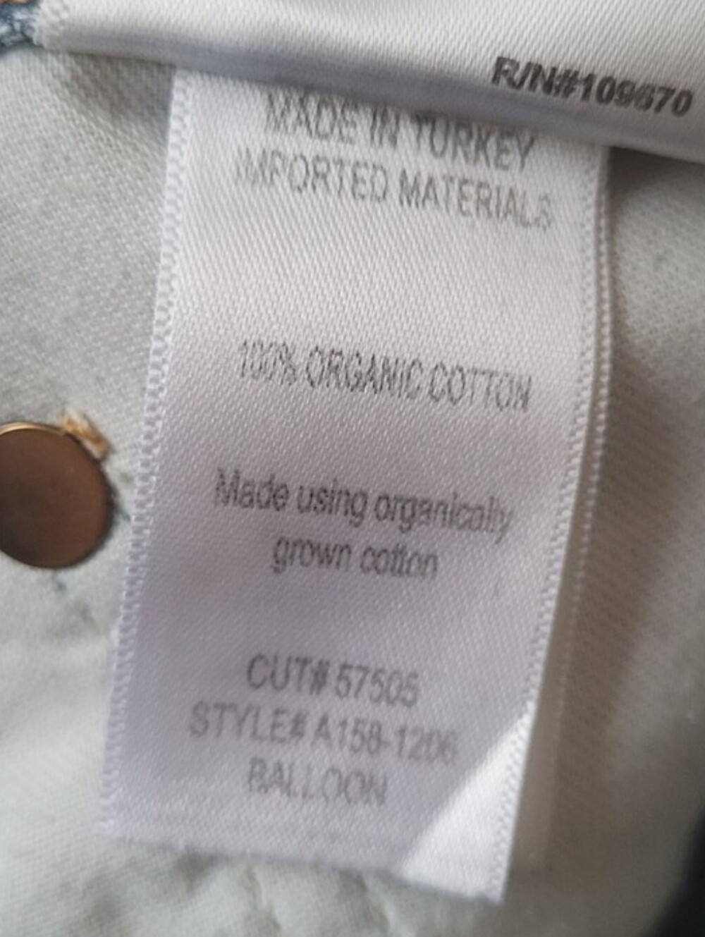 AGOLDE BALLOON HIGH RISE JEANS - Picture 8 of 8